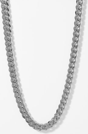 Le 31 Mens Stainless-sT-Shirtl curb-link chain