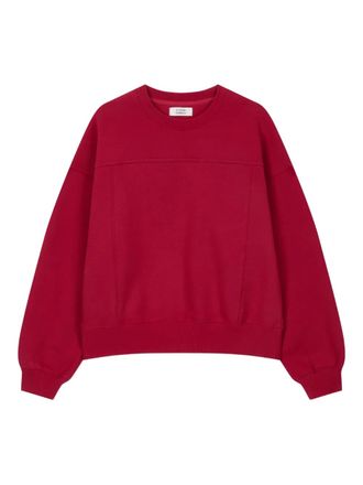 TOMBOY fleece-lined sweatshirt - women - Cotton/Polyester - OS - Red