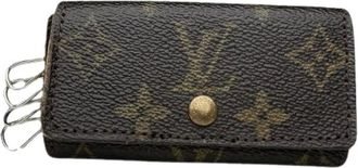 Louis Vuitton Pre-owned Accessories, female, Brown, Size: ONE SIZE Pre-owned Leather Key-holder