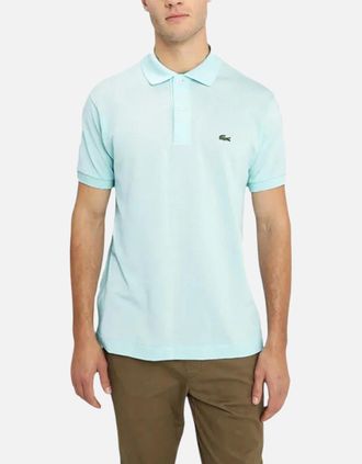 Lacoste Mens Lacoste L1212 Mens Polo T Shirts Classic Fit Short Sleeve Casual Sports Golf Tee - Green - Size: 38