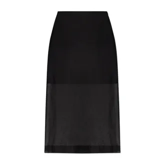 By Malene Birger Midi Skirts, female, Black, Size: XS Esta Soft Skirt
