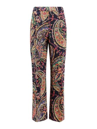 Etro Multicolored fabric trousers