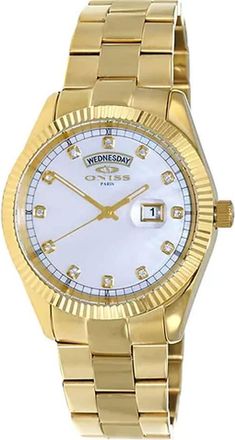 Oniss ONZ3881 White Dial Mens Watch ON3881-MGWT