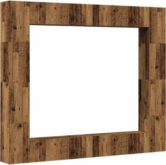 vidaXL Vidaxl - Conjunto De Mueble De Tv 8 Piezas Montado La Pared Madera Vieja