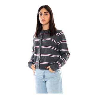 Levi's Claire Cardigan - Dames - Truien - Grijs - Maat: S Zijde