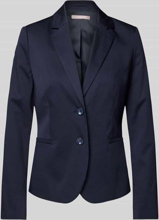 Christian Berg Regular Fit Blazer mit Reverskragen und Paspeltaschen in Marine, Größe 34