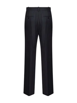 Isabel Marant Womens Trousers Noanda Dark Anthracite Grey Virgin Wool