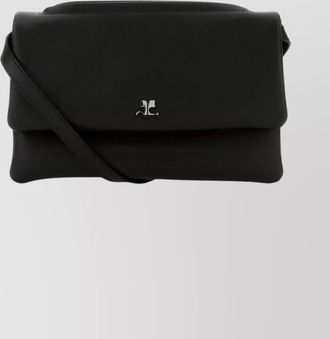 Courr&egrave;ges tr&egrave;s courr&egrave;ges leather shoulder bag