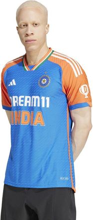 adidas Unisex India T20 Cricket Jersey 2025 20 20 International Match T Shirt - Orange - Size X-Large
