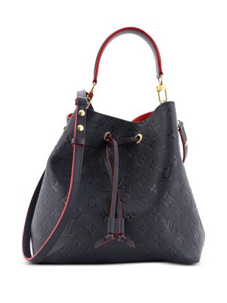 Louis Vuitton NeoNoe Handbag Monogram Empreinte Leather MM bucket bag - Blu