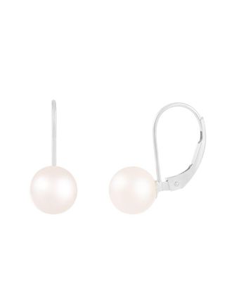 Splendid Pearls 14K 7-7.5Mm Pearl Earrings