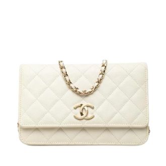 Chanel Pre-owned Wallet on Chain - - Pre-owned - Donna - Bianco - ONE SIZE