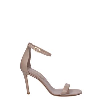 Burberry Sandalen Frauen Leder beige/Mandel