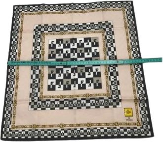 Fendi Pre-owned Scarves, female, Multicolor, Size: ONE SIZE Pre-owned Silk Scarf