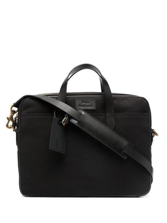 Polo Ralph Lauren Portadocumenti Commuter con applicazione - Nero