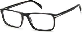 Eyewear by David Beckham DB 1019 Rechthoekig Montuur - unisex - Brillen - Zwart - 57 MM - Accessoires