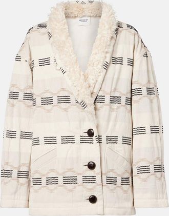 Isabel Marant Giacca Qayla in jacquard di misto cotone