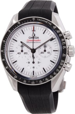 Omega Pre-owned Omega Speedmaster Chronograph Hand Wind Chronometer White Dial Mens Watch 310.32.42.50.04.001