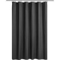 OEM Cortina De Ducha Negra, Peva De Alta Calidad, Ligera, Negra (100 Cm X 200 Cm) - Crezuo