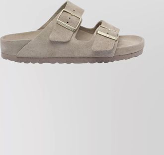 Birkenstock suede leather arizona exquisite flat sandals
