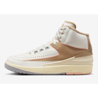Nike Air Jordan 2 Retro Sail/Desert-Sunset Haze-Muslin DX4400-118 Womens