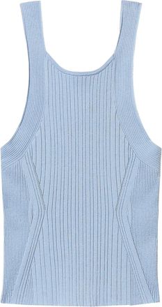 Twin-Set knitted tank top - Blue
