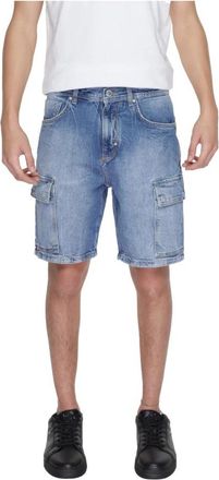 Antony Morato Denim Shorts Lichtblauw - Heren - Denim shorts - Blauw - W30 - Denim - Korte Broeken