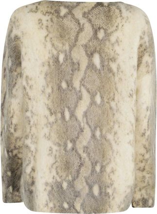 SOLOTRE Truien & Vesten, Dames, Grijs, S, Greige V-Neck Cardigan Gebreide kleding