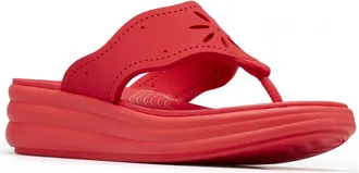 Clarks Drift Daisy Sport Flip Flop in Poppy Red at Nordstrom Rack, Size 10