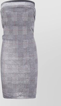 Jean Paul Gaultier mesh skirt double layer printed