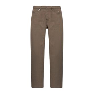 Rick Owens Pantalones de Lana - Trousers - Hombre - Marr&oacute;n - W30