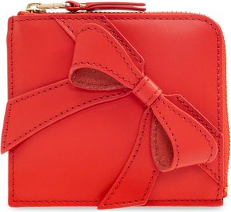Comme Des Gar&ccedil;ons Wallets & Cardholders, unisex, Red, Size: ONE SIZE Leather pouch