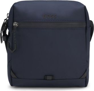 BOSS Reflective-detail reporter bag in faux leather