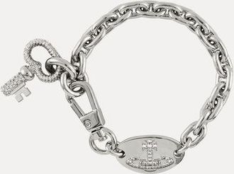 Vivienne Westwood Ovidia Bracelet Silver Cubic Zirconia Women