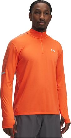 Under Armour Mens Tech Quarter Zip Top Orange XL