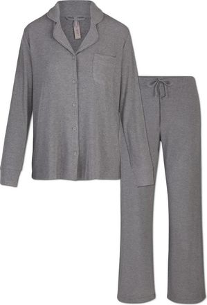 SKIMS Soft Lounge Slaapset - Dames - Pyjama - Grijs - S - Nachtkleding