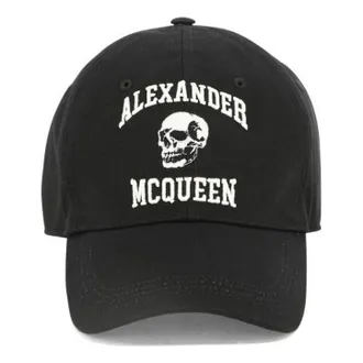 Alexander McQueen Logo Embroidery Cap Black 759450-4105Q-1078