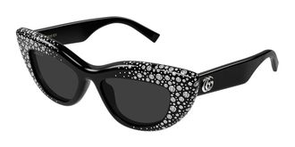 Gucci GG2031S 005 Womens Sunglasses Black Size 50