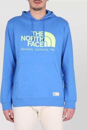 The North Face cotton logo-embroidered hoodie