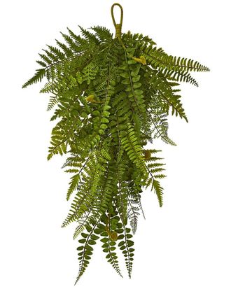 Nearly Natural Set Of Two 28In Fern Artificial Teardrop