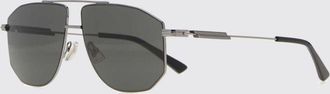 Bottega Veneta Occhiali da sole aviator in metallo con doppio ponte