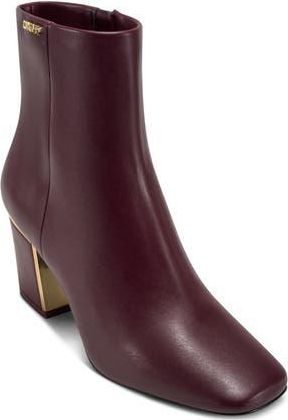DKNY Cianna Block Heel Bootie in Burgundy at Nordstrom Rack, Size 8.5