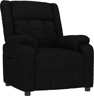 vidaXL Vidaxl - Sill&oacute;n Reclinable De Tela Negro