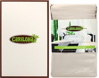 Cariloha 400 Thread Count Resort Bamboo 2Pc Pillowcase Set