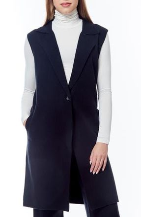 By Design Whitney Longline Vest in Black at Nordstrom Rack, Size X-Small