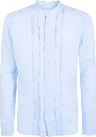 Tintoria Mattei Hombre, Camisas, Azul, Talla: 2XL