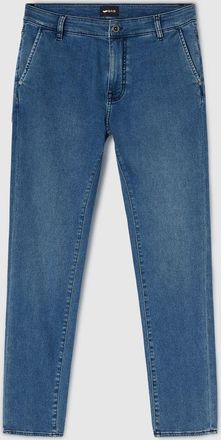 Gas Heren skinny fit chino jeans SAX ZIP CHINO 15ML