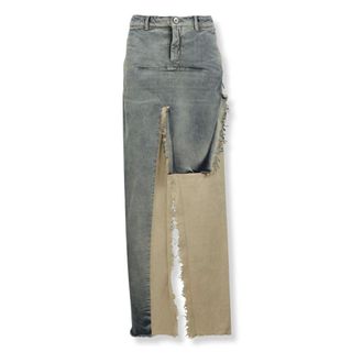 Rick Owens Dames, Rokken, Blauw, Maat: W29 Denim