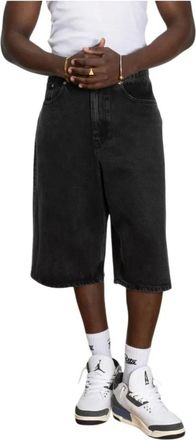 Patta Whiskers Denim Shorts - male - Patta - Denim Shorts - Black - W30 - Shorts