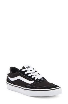 Vans Brooklyn Sneaker in Suede/Canvas Black/White at Nordstrom Rack, Size 8.5
